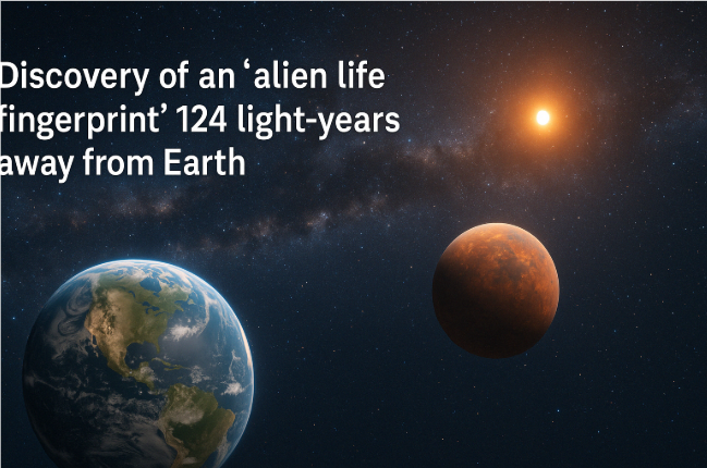 Discovery of an 'Alien Life Fingerprint' 124 Light-Years Away from Earth